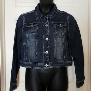 Hand stitched Horse Jean Jacket